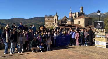 Escolares y profesores del Geoparque Villuercas Ibores Jara reciben el título de “Guardianes de los caminos a Guadalupe”